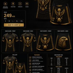 369WEAR Black Pharaoh Rash Guard