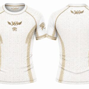 369WEAR White Pharaoh Rash Guard – MMA & BJJ