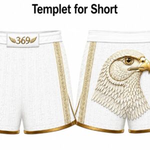 369WEAR White Pharaoh MMA & BJJ Shorts
